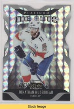 2021-22 O-Pee-Chee Platinum Die Cuts Mosaic Jonathan Huberdeau #DC-15 READ bg9