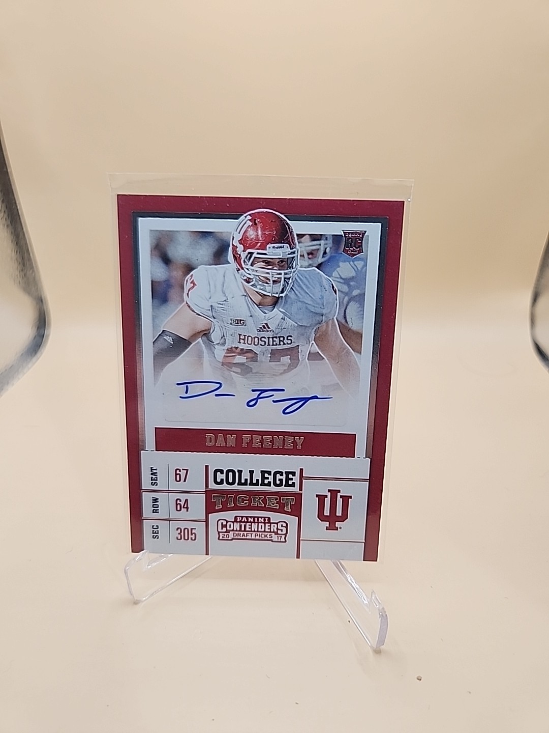 Dan Feeney Panini Contenders Draft Picks #190 Autograph
