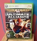 Marvel Ultimate Alliance Gold Edition Xbox 360  Scratched Disc No Manual