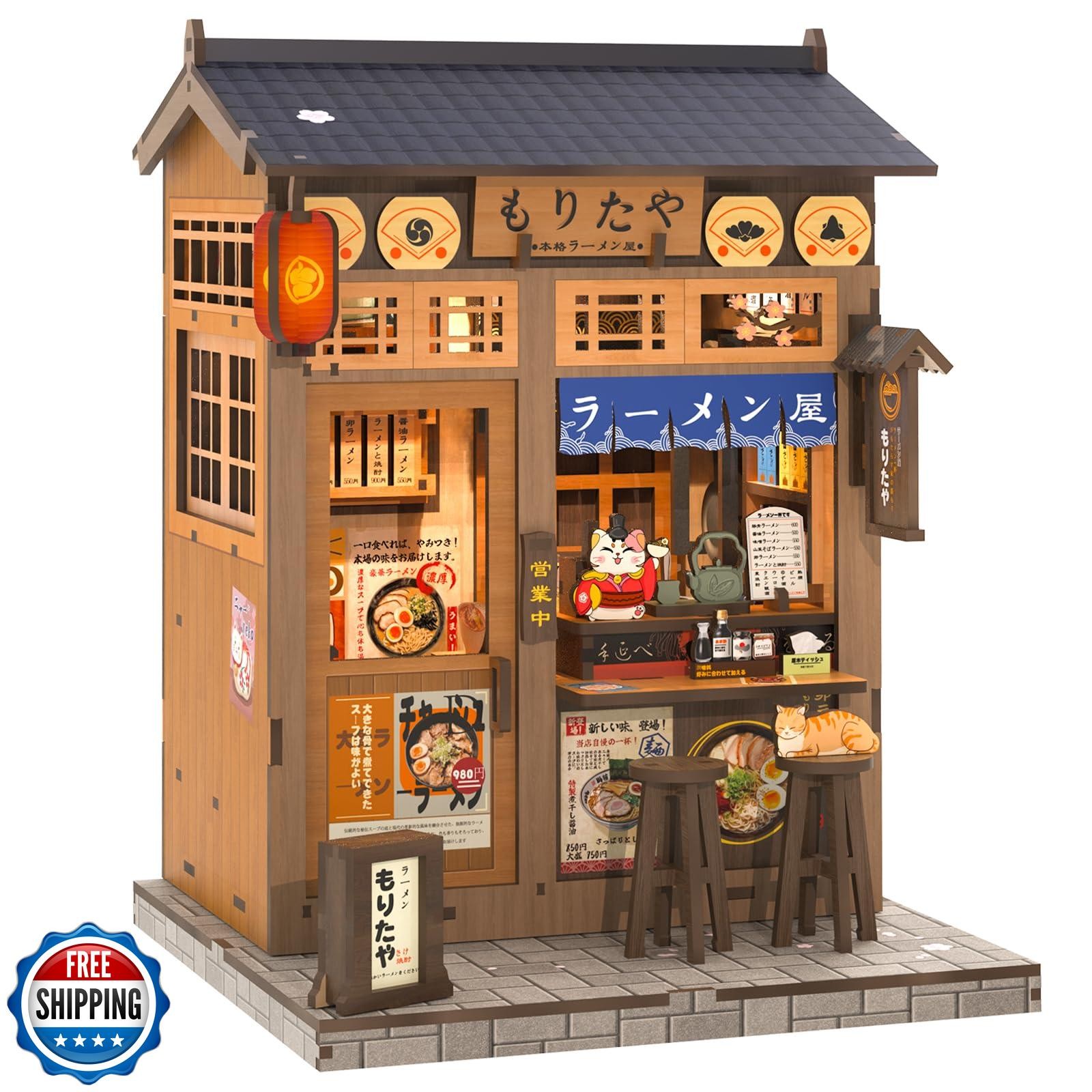 DIY Miniature Japanese House Book Nook Kit for Adults - Cutefun Craft