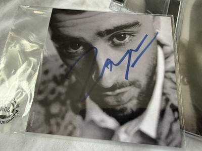 Zayn Malik Signed - Konnakol CD + Signed Card (One Direction) Die