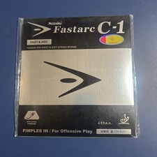 Nittaku Fastarc C-1 Table Tennis Rubber, Medium Red, ,