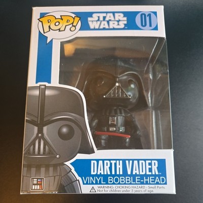 Funko POP Star Wars Darth Vader Original Large Font Blue Box #01