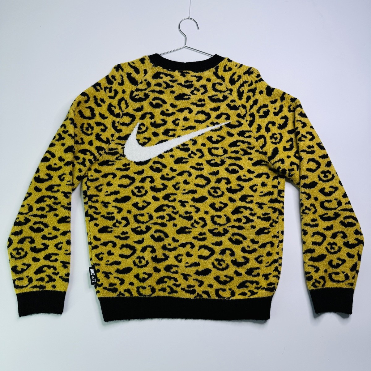 Nike Sportswear Circa Leopard Print Cardigan Sweater c. 72 S