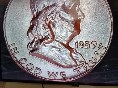 1959, Franklin Half Dollar-Unc