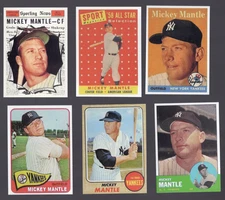 THE MICK REPRINT COLLECTION 20 different NO. 7 BASEBALL'S MOST FAMOUS NUMBER