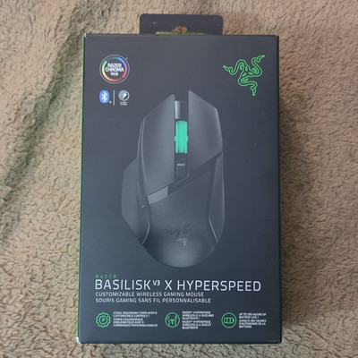 Razer Basilisk V3 X HyperSpeed Wireless/Bluetooth 18K DPI 9Btn RGB Black