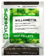 Willamette Pellet Hops - 1 oz. for Home Brew Beer Making