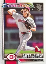 2026 TOPPS SERIES 1 BASEBALL - Rhett Lowder - #60 - Future Stars - Cinci Reds