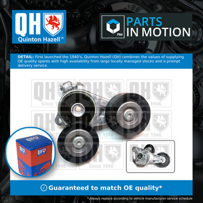Aux Belt Tensioner fits FORD C-MAX TDCi 1.8D 07 to 10 Drive V-Ribbed QH 1367254