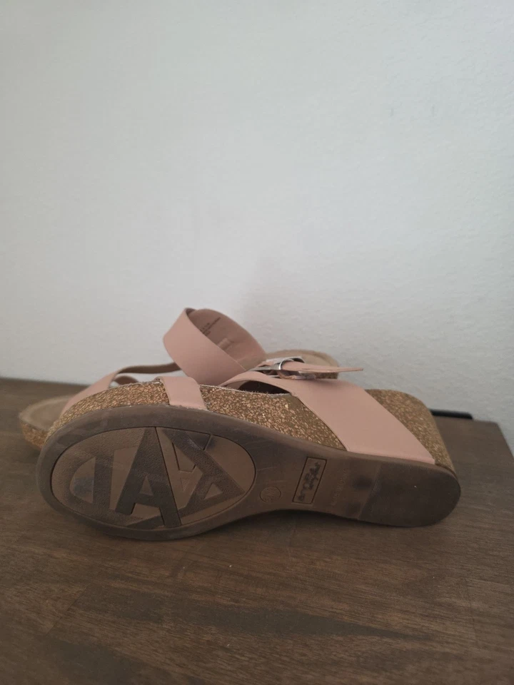 女士 Annie Comfort 女性腮红楔形凉鞋 6.5 码中号  — 第 3/4 张图片