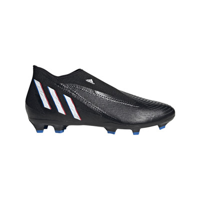 Adidas PREDATOR EDGE.3 LL FG CORE BLACK Schwarz Slipper Fussball Fussballschuhe