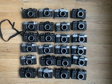 Job lot 24x Vintage Zenit 35mm Film SLR Cameras E EM TTL 12xp etc etc