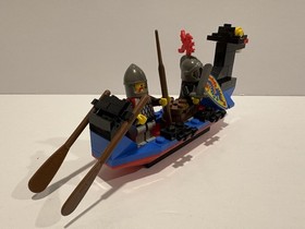 Lego 1547 Black Knights Boat, Castle 1993, Complete With Instructions Like New