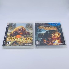Lot of 2 Cabela’s Dangerous Hunts 2009 & 2011 PS3 Complete w/ Manual CIB Tested