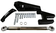 Black Aluminum Alternator Bracket For Sbc Chevy Short Water Pump Swp Drive Side