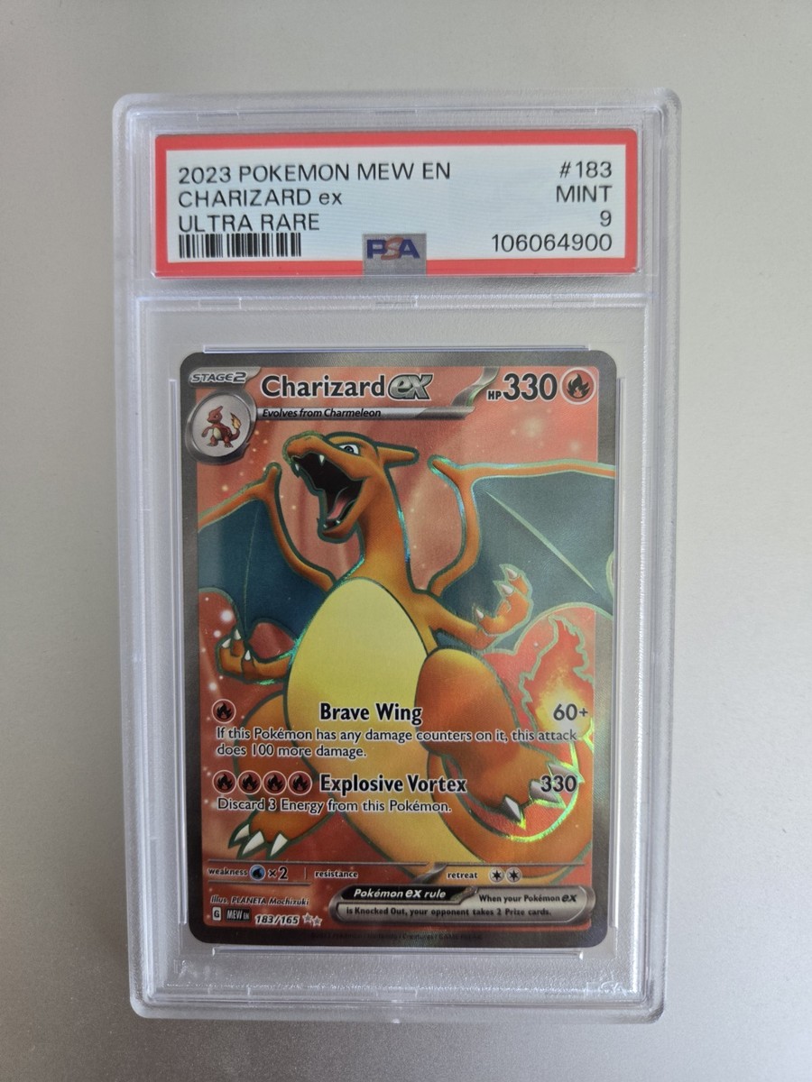 リザードンex SR ミュウex SR Charizard Mew その他151 POKEMON 2023 Mew En 151 Ultra Rare Full Art CHARIZARD EX #183 PSA