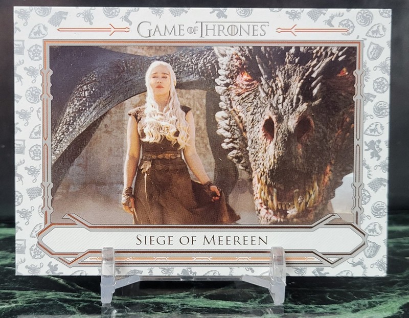 2021 Rittenhouse Game Of Thrones Siege Of Meereen #B14 Battles Daenerys Vs...
