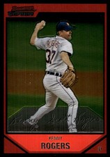 Kenny Rogers 2007 Bowman Chrome #84 Tigers MLB READ FREE SHIPPING AutographDen