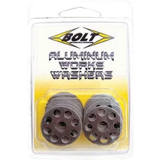 Bolt MC Hardware Aluminum Works Washers 18mm - 10/Pack 2009-AWW.18