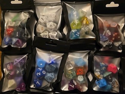 Random Mystery Dice- Dungeons and Dragons Pathfinder TTRPG Dice Games 