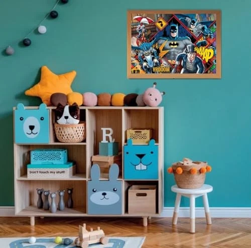 (TG. One size) Clementoni - 29108 - Supercolor puzzle - Batman - 180 pezzi - Mad - Immagine 2 di 4