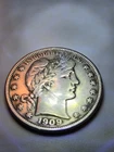 1909 50C Barber Half Dollar "Very Nice"