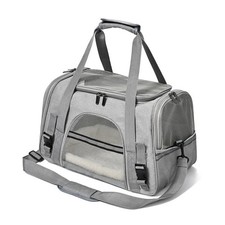Portable Pet Travel Bag Dog Bag Mesh Dog Carrier Bag with Thick Cotton Cushion P