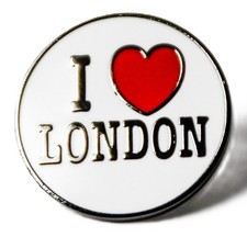 I Love London Herz Pin Anstecker