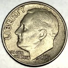 1960-D Roosevelt Dime - Circulated Condition - 90% Silver - US Coin - 3024