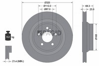 2X Pagid Bremsscheibe InnenbelüFtet Ø320Mm FüR Mercedes-Benz E-Klasse T-Model