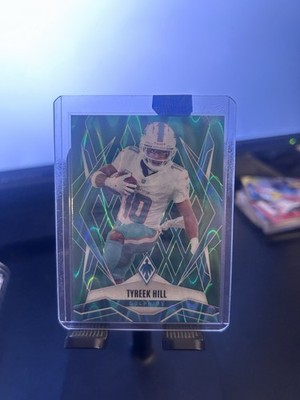 2025 Panini Phoenix Green Seismic Tyreek Hill #43 25/25 Last On Print