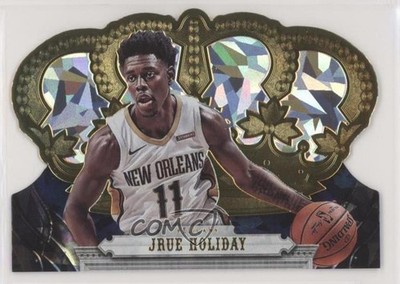 2017-18 Panini Crown Royale Gold Crystal 3/10 Jrue Holiday #20 s3g
