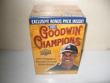 2021 Upper Deck Goodwin Champions Sealed Blaster Box In Hand Brand New TIGER!