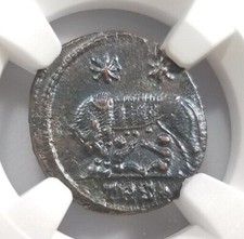 She-wolf Twins Constantine I Ngc Au Roman Empire Nummus Child Remus Romulus Roma She-wolf Twins Constantine I Ngc Au Roman Empire Nummus Child Remus Romulus Roma