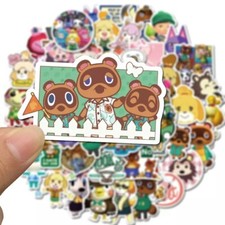 Animal Crossing Stickers 50pcs Tom Nook Cute Laptop Guitar Journals Suitcase