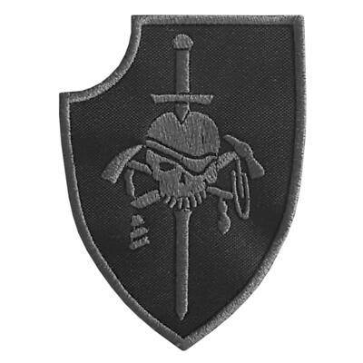 ACU O POS O+ NKA Blood Type Subdued Embroidered