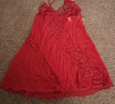 Frederick Of Hollywood Red Lingerie Set Size L