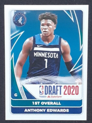 Panini NBA - Anthony Edwards - RARE - ROOKIE CARD - 2020-2021 - STICKERS - PSA ?
