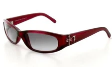 Trussardi 20572 Italian Designer Sunglasses 56 mm Wine Red/Grey OR Black/Amber