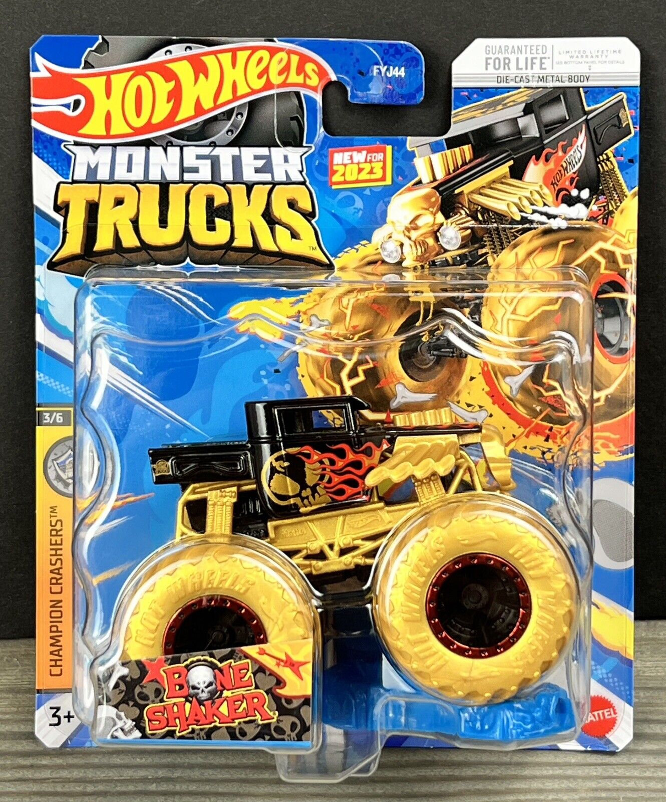 Hot Wheels Monster Trucks Bone Shaker 2023 Live 4/8