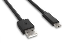 USB 2.0 Type C Male-A Male Cable 10ft