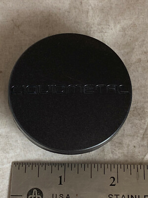 Liquidmetal Motorsports Dark Gunmetal Wheel Rim Hub Cover Center Cap CAP5373