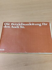 Audi 80 1979 Bedienungsanleitung Betriebsanleitung Bordbuch Auto car K31