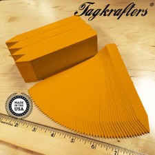 GOLD 5" x 5/8" Plastic Plant Labels Plant Stakes Markers Nursery Tags USA Made