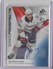 2019-20 SP Game Used CHL Autographs Blue #27 Serron Noel 