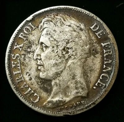 PEU COURANTE **** 2 FRANCS Charles X 1827 W Lille **** - Photo 1/2