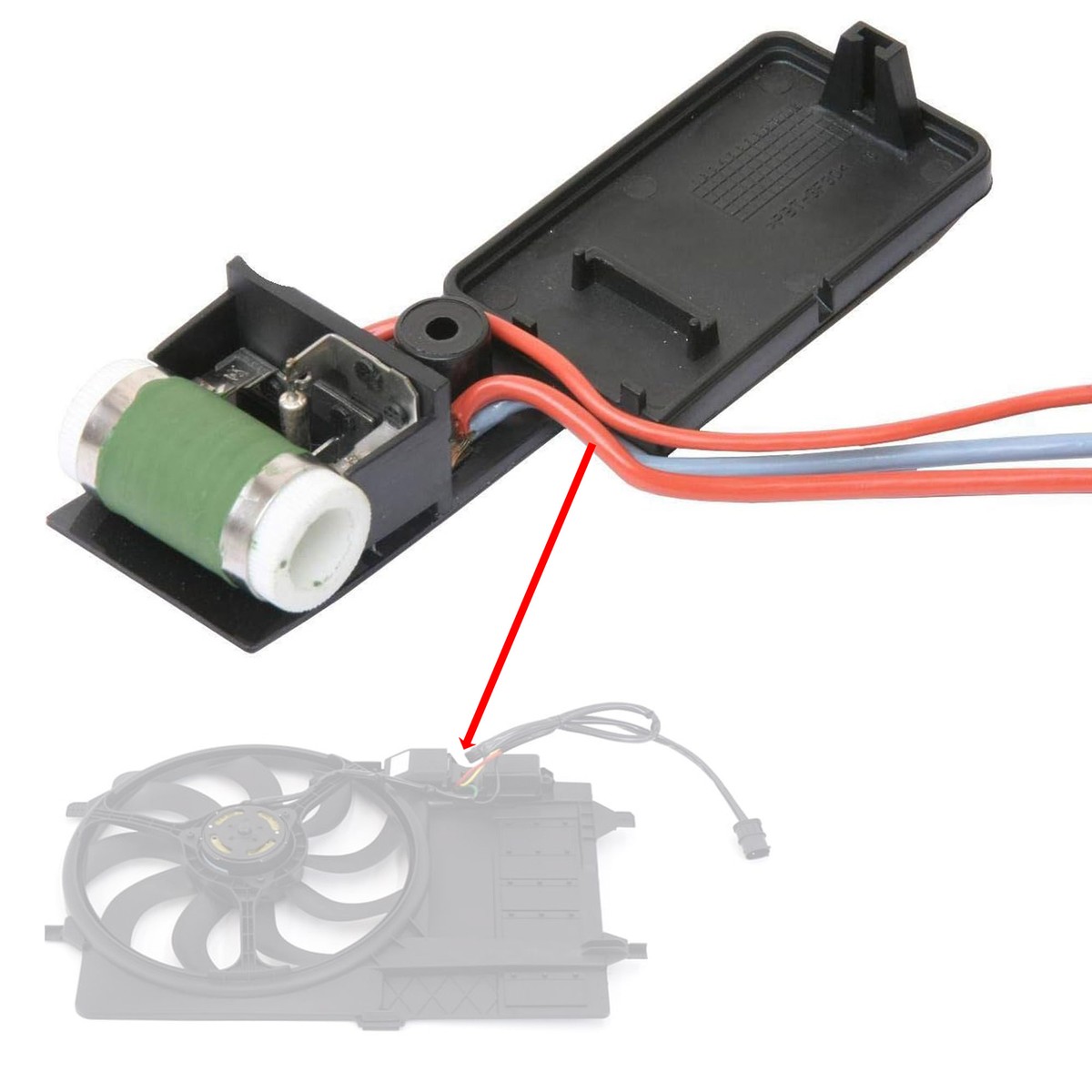 Frankberg Régulateur Moteur Ventilateur Chauffage Compatible Mini R56 R57 R55 R60 - 12V