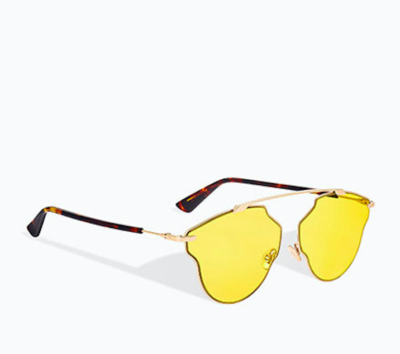 Dior Soreal Gold-Tinted Sunglasses Christian Dior U5SK1 So Real Women main image 4