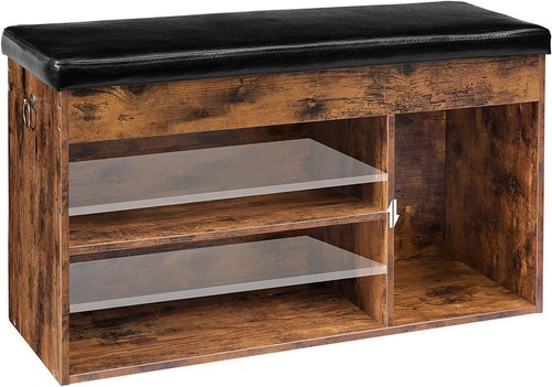 Banco de zapatos HOOBRO estante para zapatos con asiento estante para zapatos - Imagen 35 de 58